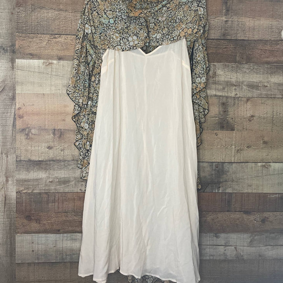 Free People Feeling Groovy Maxi Dress Black Combo Floral Size Small - Picture 12 of 14